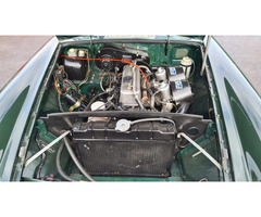 MGB GT 1973 in Dark Racing green.chrome wires - 2