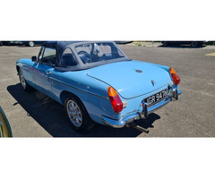 MGB in IRIS Blue, 1974 - 6