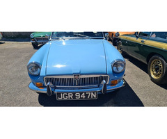 MGB in IRIS Blue, 1974 - 8